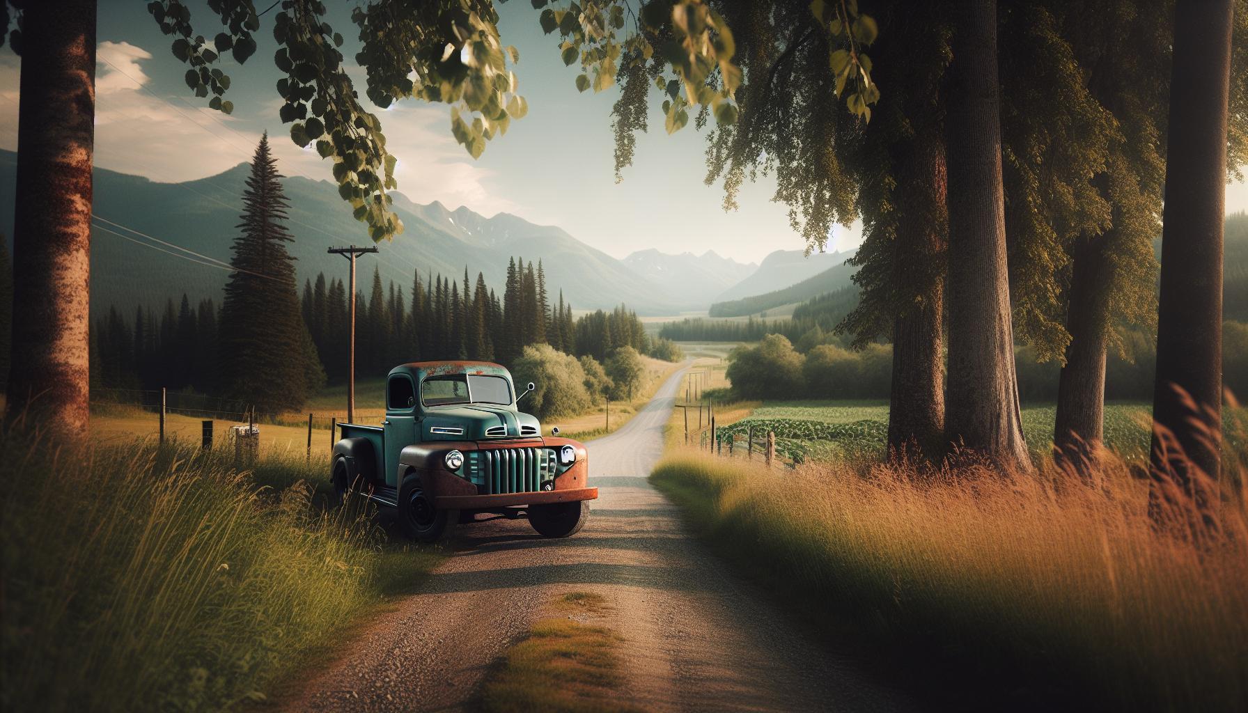 Best Scenic Drives for Old School Trucks