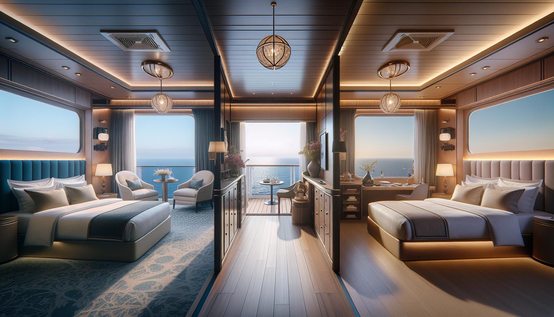 Comparing Costs: Value vs. Luxury Staterooms