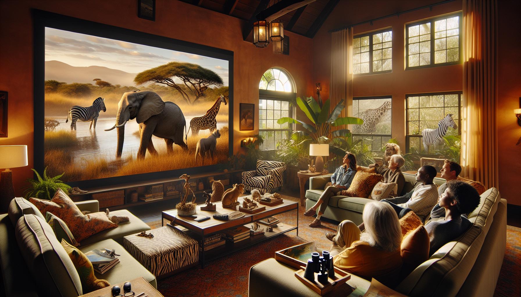 3D Projector African Safari Adventure: Educational Fun at Home 1 Exploring African Safari Destinations from Home