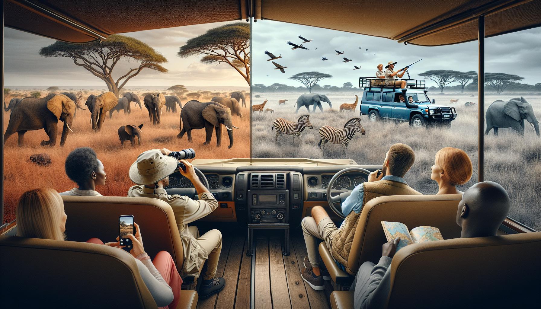 Understanding Safari Types: Guided Tours vs. Self-Drive